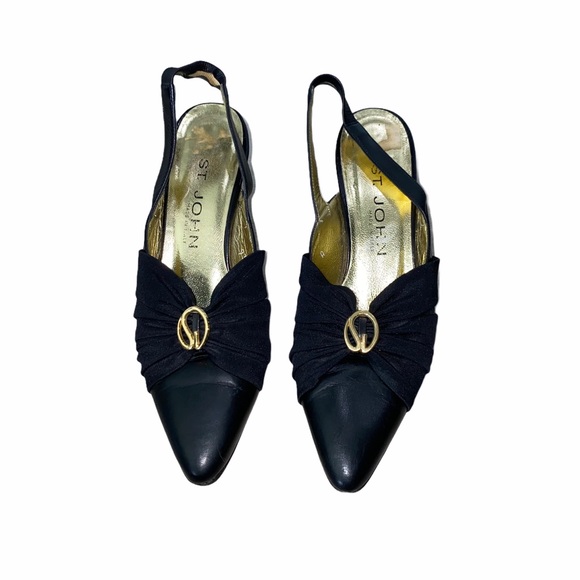 St. John Vintage Slingback heels Size 7 - Picture 1 of 15